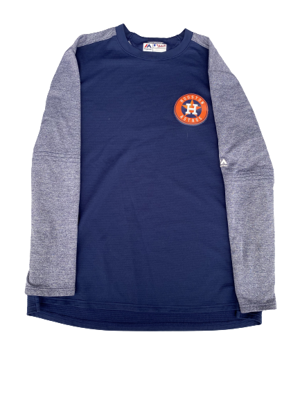 Nick Tanielu Houston Astros Long Sleeve Pullover (Size XL)