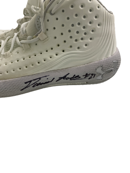 David Roddy Colorado State Basketball SIGNED and INSCRIBED Shoes (Size 15)