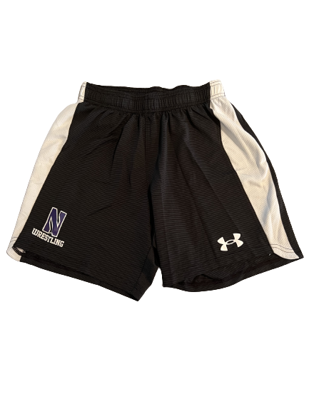 Ryan Deakin Northwestern Wrestling Team Issued Workout Shorts (Size M)
