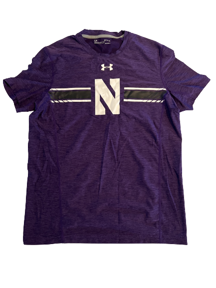 Ryan Deakin Northwestern Wrestling Team Issued Workout Shirt (Size S)