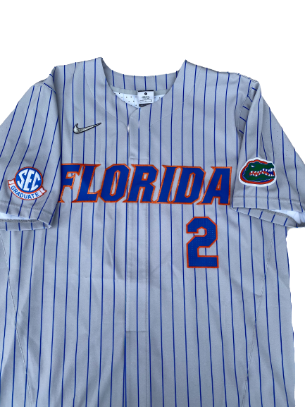 Cal Greenfield Florida Baseball Game Worn Jersey (Size L)