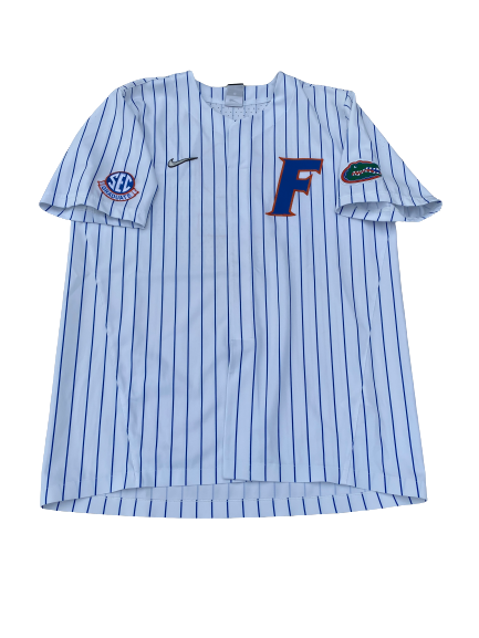 Cal Greenfield Florida Baseball Game Worn Jersey (Size L)