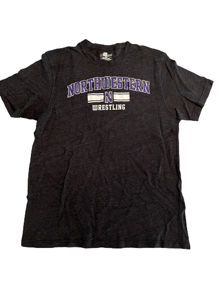 Ryan Deakin Northwestern Wrestling Team Issued Workout Shirt (Size M)