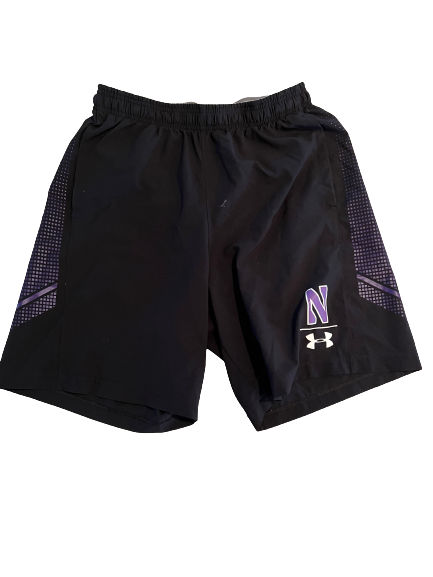 Ryan Deakin Northwestern Wrestling Team Issued Workout Shorts (Size M)