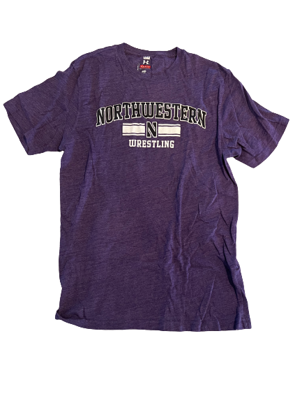 Ryan Deakin Northwestern Wrestling Team Issued Workout Shirt (Size M)