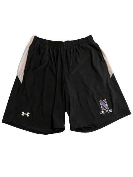 Ryan Deakin Northwestern Wrestling Team Issued Workout Shorts (Size L)