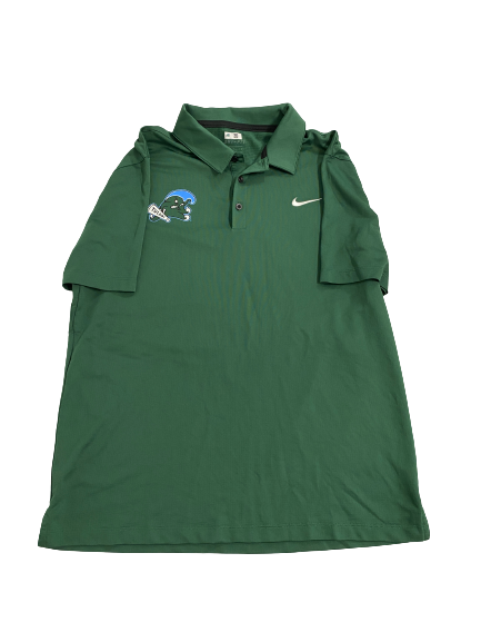 Lummie Young IV Tulane Football Team-Issued Polo Shirt (Size L)