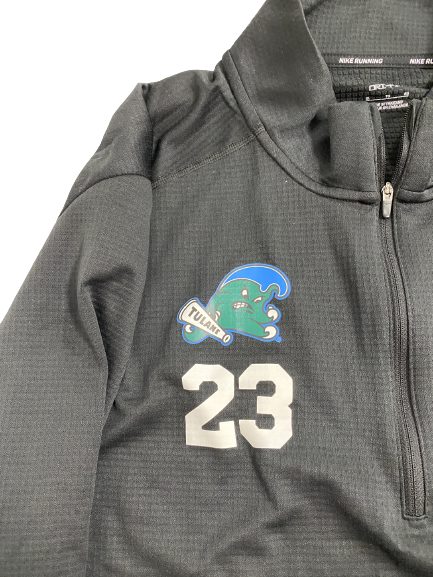 Lummie Young IV Tulane Football Player-Exclusive Cotton Bowl 1/4 Zip Jacket With 