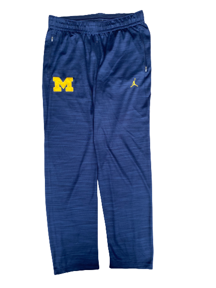 Mark Donnal Michigan Basketball Team Issued Sweatpants (Size XLT)