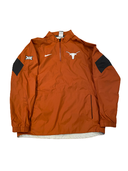Ty Culbreth Texas Baseball Team Issued Quarter-Zip Jacket (Size L)