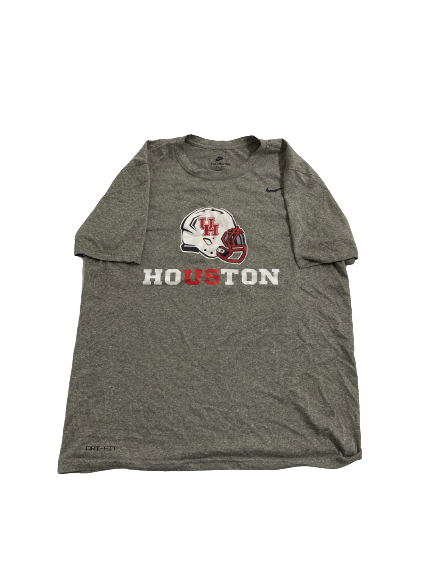 Roman Mula Houston Football Team Issued T-Shirt with Name and 