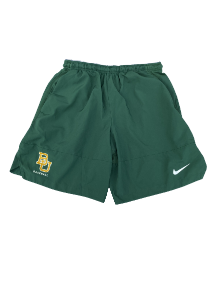 Andy Thomas Baylor Baseball Team Issued Workout Shorts (Size L)