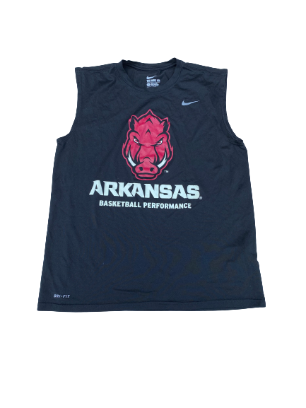 Jalen Tate Arkansas Basketball Team Issued Workout Tank (Size L)
