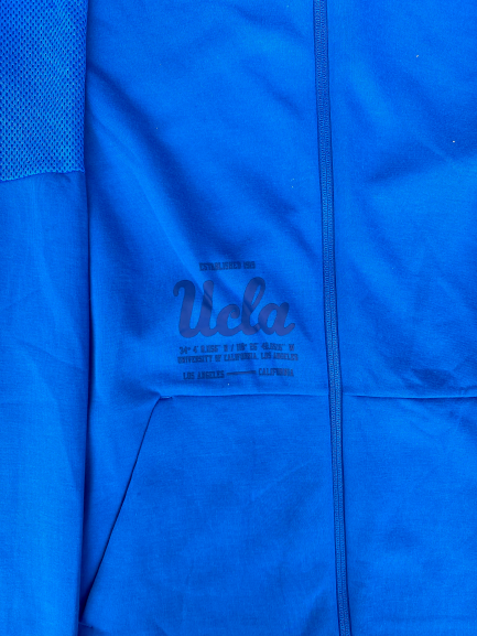 Kyle Mora UCLA Baseball Team Issued Zip Up Jacket (Size XL)