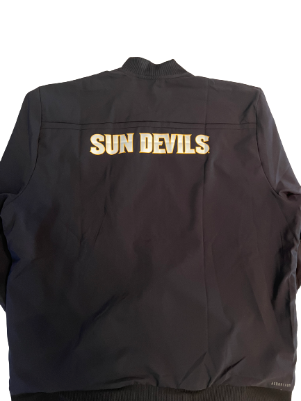 Conor Davis Arizona State Baseball Team Issued Travel Jacket (Size XLT)