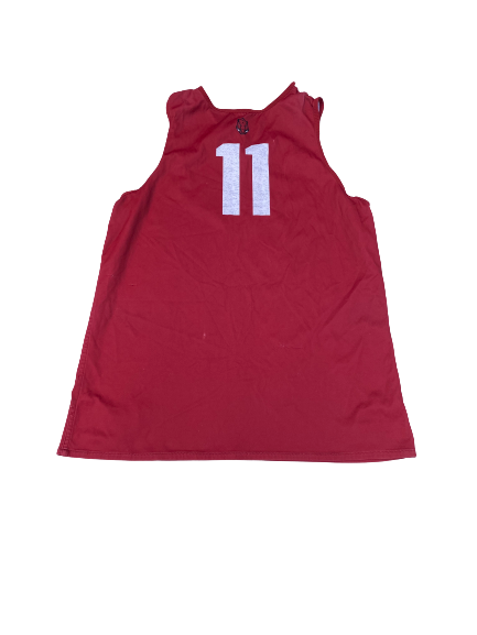 Jalen Tate Arkansas Basketball 2020-2021 Season Worn Player Exclusive Practice Jersey (Size L)