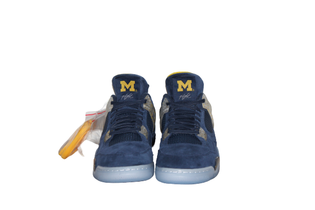 Michigan Jordan 4 Retro Player Exclusive (PE) Shoes