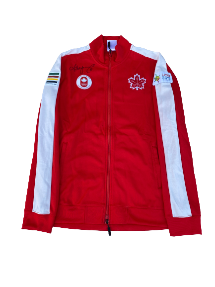 Victoria Hayward Canada Softball 2019 Pan American Game SIGNED Jacket (Size M)