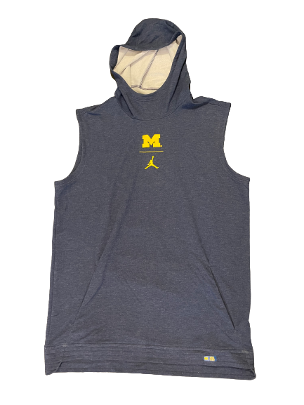 Michigan Football Team Issued Performance Hoodie (Size L)