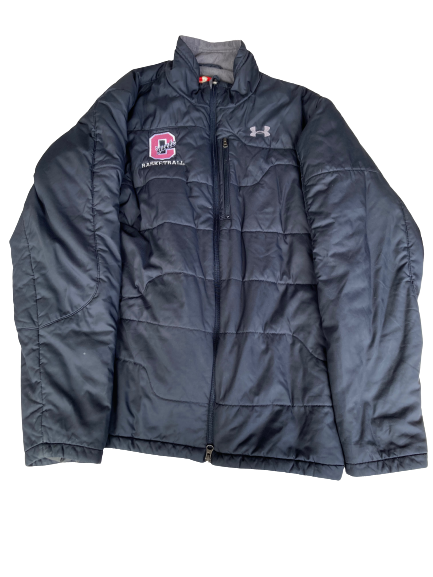 Jordan Burns Colgate Basketball Team Issued Winter Jacket (Size L)