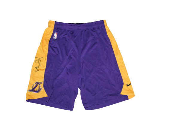 Moritz Wagner Lakers Signed Practice Shorts