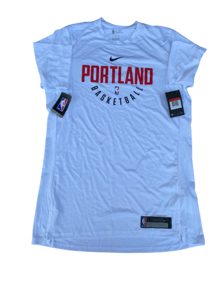 K.J. McDaniels Portland Trailblazers Nike Workout Shirt (Size LT)