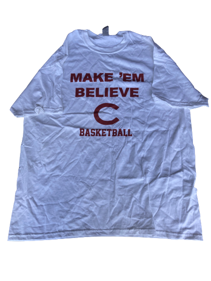 Jordan Burns Colgate Basketball Team Issued Workout Shirt (Size XL)
