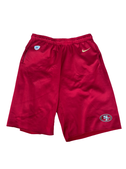 Jonas Griffith San Francisco 49ers Team Exclusive Sweat Shorts (Size XL)