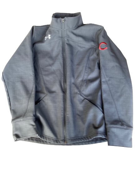 Jordan Burns Colgate Basketball Team Issued Zip Up Jacket (Size M)