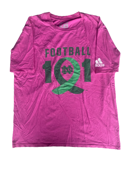 Scott Daly Notre Dame Football Exclusive Workout Shirt (Size XL)