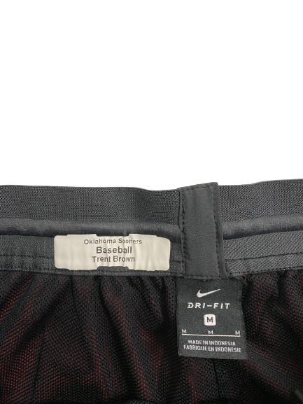 Trent Brown Oklahoma Baseball Team-Issued Sweatpants (Size M)
