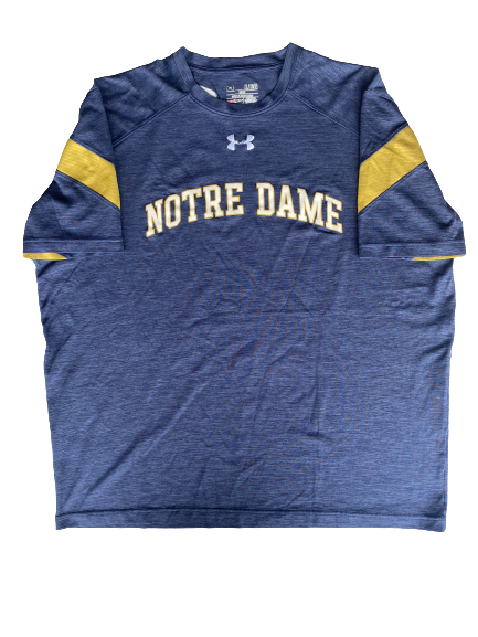 Scott Daly Notre Dame Football Workout Shirt (Size XL)