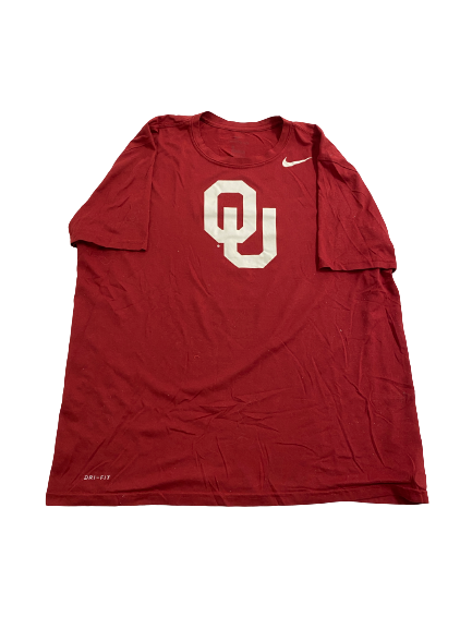 Trent Brown Oklahoma Baseball Team-Issued T-Shirt (Size XL)