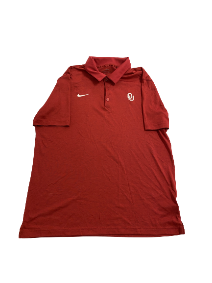 Trent Brown Oklahoma Baseball Team-Issued Polo Shirt (Size L)