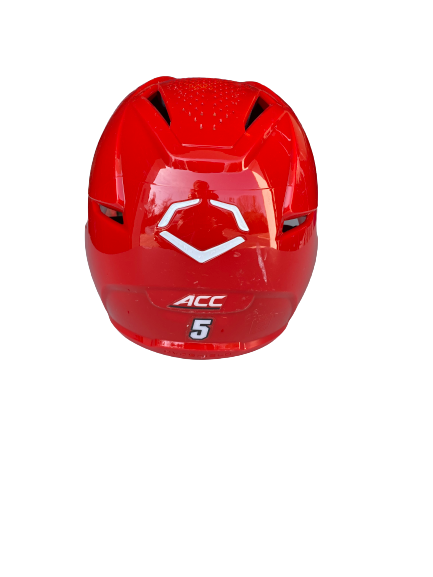 Patrick Bailey NC State Baseball SIGNED & INSCRIBED Game Worn Batting Helmet