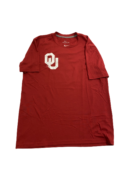 Trent Brown Oklahoma Baseball Player-Exclusive T-Shirt With Number on Back (Size L)