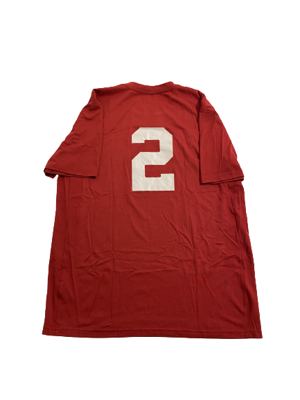 Trent Brown Oklahoma Baseball Player-Exclusive T-Shirt With Number on Back (Size L)