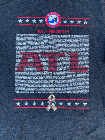 Alex Mack Atlanta Falcons Player Exclusive SALUTE TO SERVICE T-Shirt (Size 3XL)