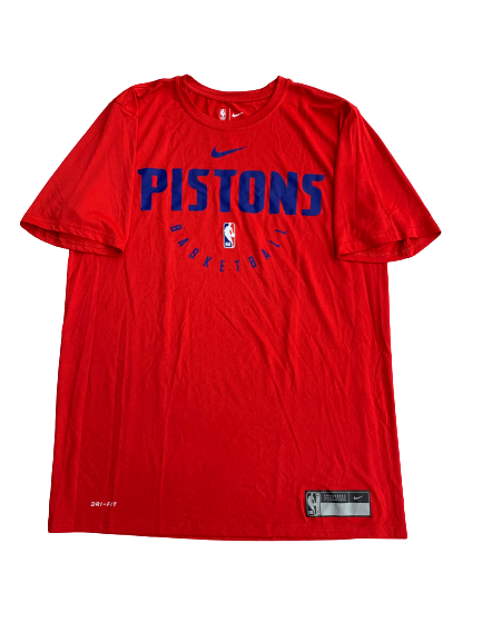 Bryce Brown Detroit Pistons Workout T-Shirt (Size LT)