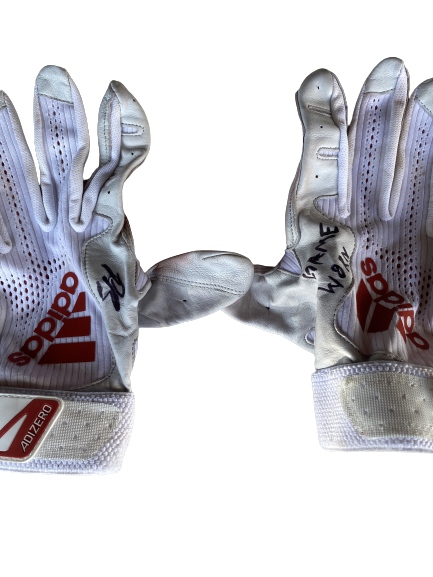 Patrick Bailey NC State Baseball SIGNED INSCRIBED Game Worn Batting The Players Trunk