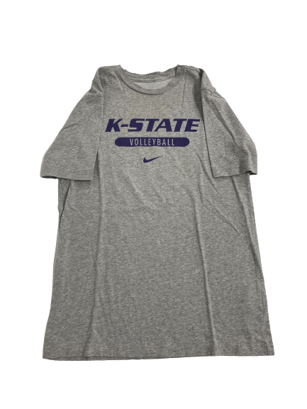 Elle Sandbothe Kansas State Volleyball Team-Issued T-Shirt (Size M)