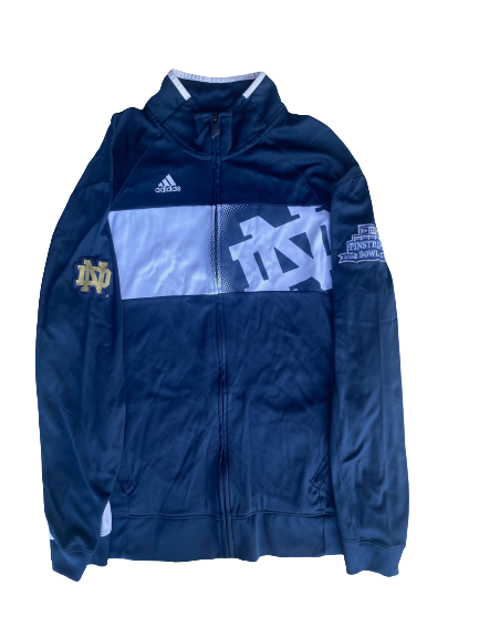 Scott Daly Notre Dame Football Full-Zip Jacket with Number (Size XL)