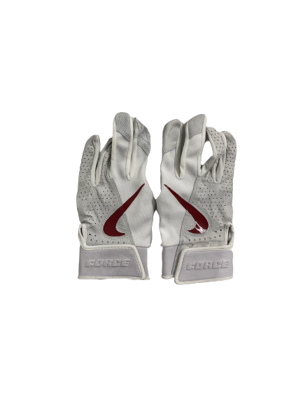 Trent Brown Oklahoma Baseball Team Exclusive Batting Gloves (Size L)