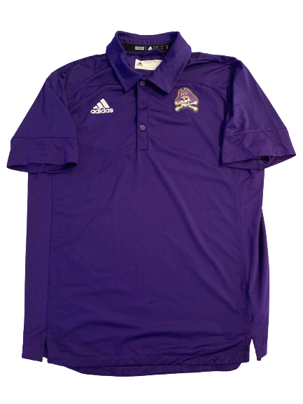 East Carolina Basketball Team Issued Polo Shirt (Size L)