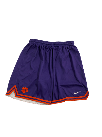 Naz Bohannon Clemson Basketball Player Exclusive Practice Shorts (Size XL)(Length -2)