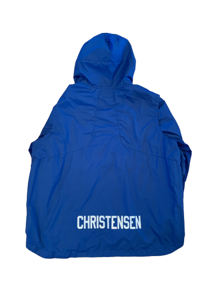 Brady Christensen BYU Football Player-Exclusive Windbreaker With Name and Number (Size XXXL)
