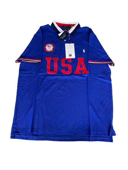 Charlie Buckingham Team USA 2020 Olympics Issued Polo (Size XL) - New with Tags