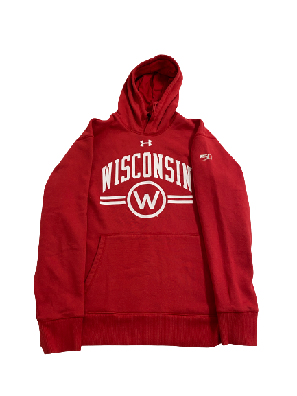 Gabe Lloyd Wisconsin Football Team Issued Hoodie (Size XL)