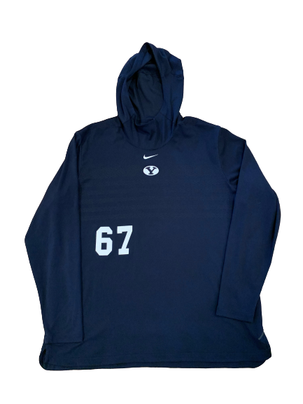 Brady Christensen BYU Football Player-Exclusive Sweatshirt With Name and Number (Size XXXL)