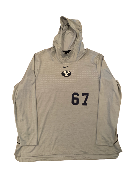 Brady Christensen BYU Football Player Exclusive Sweatshirt With Name and Number (Size XXXL)